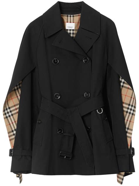 burberry ashhurst black jacket|burberry cashmere cape jacket.